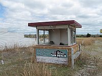 USA - Weatherford OK - Abandoned Route 66 Drive In Ticket Booth (19 Apr 2009)
